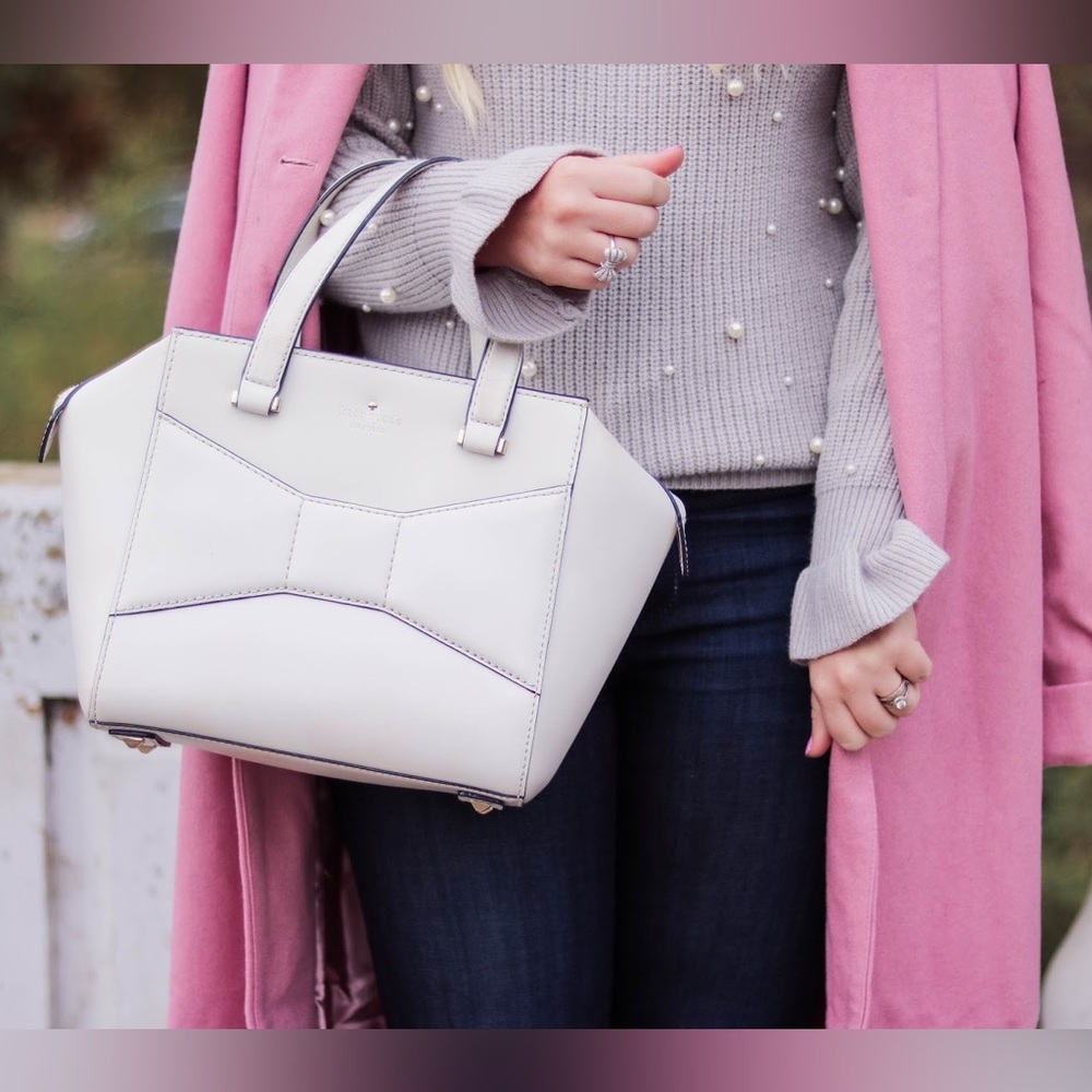 Kate spade 2 Park Ave Beau Bow Bag Pink